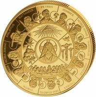 () Монета Либерия 2007 год 12  ""   Биметалл (Платина - Золото)  UNC