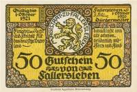 (№1920) Банкнота Германия 1920 год "50 Pfennig"