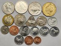Набор монет Острова Кука разные 18 штук