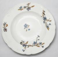 Тарелка суповая Фарфор Frank Haviland Limoges Франция 1910-1914 годы 