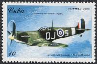 (№3829) Марка Куба 1995 год "Супермарин Спитфайр Англии", Негашеная