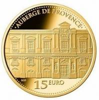 (№2013) Монета Мальта 2013 год 15 Euro (Оберж-Де-Прованс)