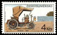 (1988-017) Марка Чехословакия "Метеор 1899"    Исторические автомобили III Θ