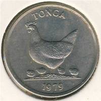 (№1975km44) Монета Тонга 1975 год 5 Seniti (Ф. А. О.)