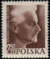 (1957-051) Марка Польша "Анджей Струг"   20 лет со дня смерти А. Струга III Θ