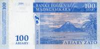 (,) Банкнота Мадагаскар 2004 год 100 ариари "Лесной заповедник"   UNC