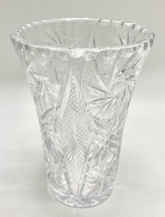 Ваза хрустальная СССР есть скол см фото 