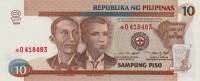 (,) Банкнота Филиппины 1999 год 10 песо    UNC