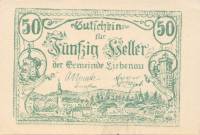 (№1920) Банкнота Австрия 1920 год "50 Heller"