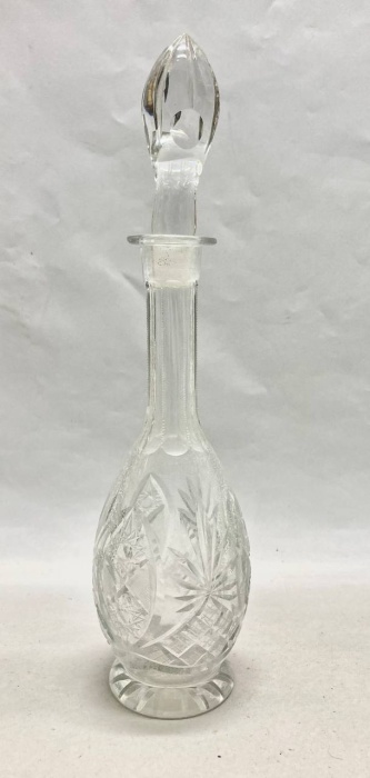 Графин штоф, хрустальный, СССР