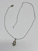 Цепочка с подвеской амулет, 925 пр