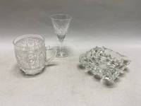 Пепельница, кружка, рюмка хрусталь