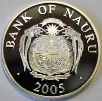 () Монета Остров Науру 2005 год   ""     UNC
