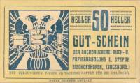 (№1920) Банкнота Австрия 1920 год "50 Heller"