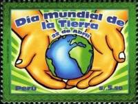 (№2009-2375) Марка Перу 2009 год "Всемирный День Земли", Гашеная