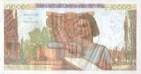 (№1954P-132d.3) Банкнота Франция 1954 год "10,000 Francs" (Подписи: J)