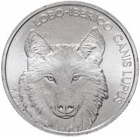 (2019) Монета Португалия 2019 год 5 евро "Иберийский волк"  Медно-никель  UNC