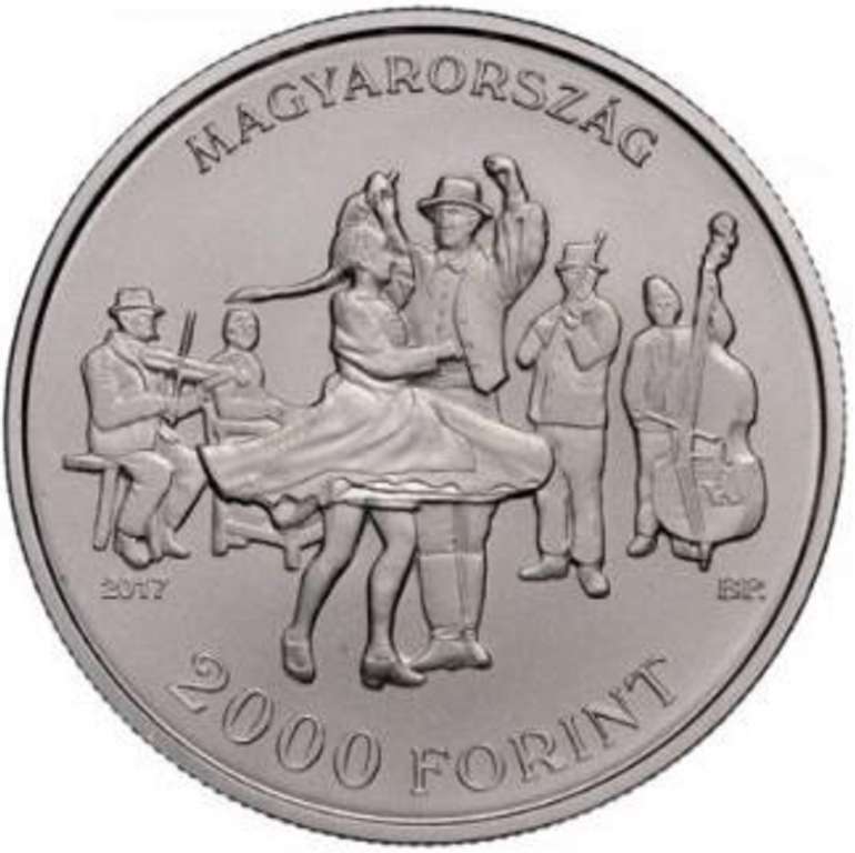(2017) Монета Венгрия 2017 год 5000 форинтов &quot;Ласло Лайто&quot;  Серебро Ag 925  PROOF