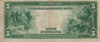 (№1914P-359bA.1) Банкнота США 1914 год "5 Dollars"