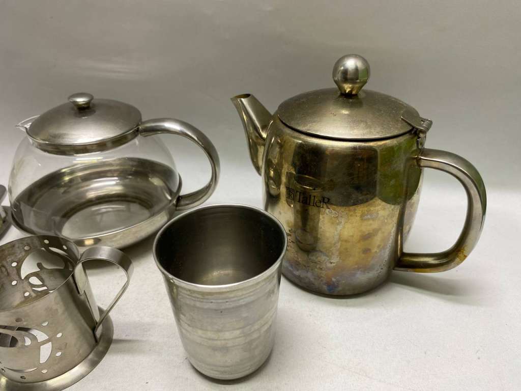 Набор чайной посуды метал 8 предметов