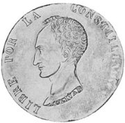 (№1853km124.1) Монета Боливия 1853 год 4 Soles (Ла-Пас)