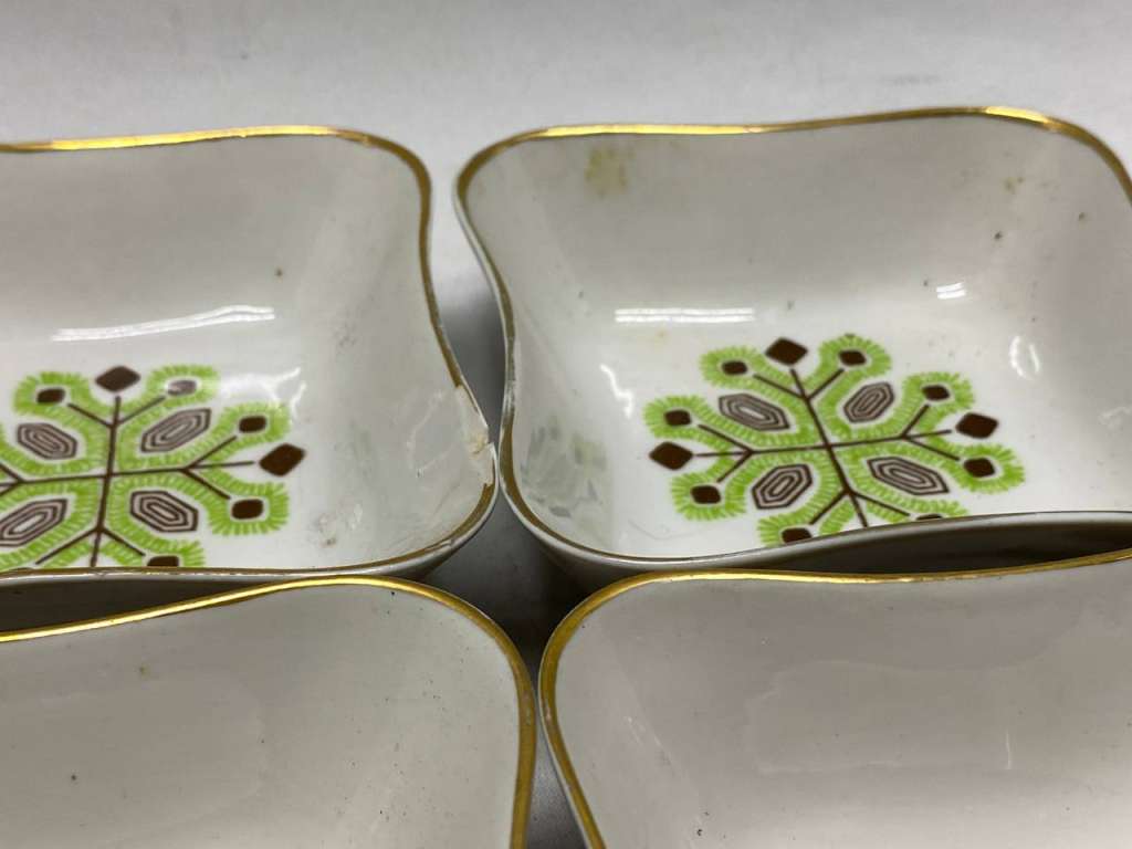 Креманки фарфор 5 шт, Рига СССР