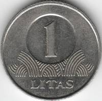 () Монета Литва 2002 год   ""   Серебрение  VF