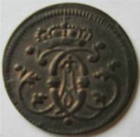 (№1736km135.1) Монета Германия (Германская Империя) 1736 год frac14; Stuber