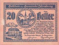 (№1920) Банкнота Австрия 1920 год "20 Heller"