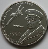 () Монета Тристан да Кунья 1999 год 50 пенсов ""   PROOF