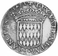 (№1673km51) Монета Монако 1673 год 3 Sols