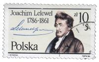 (1986-066) Марка Польша "Иоахим Лелевель "    200 лет со дня рождения Иоахима Лелевеля II Θ