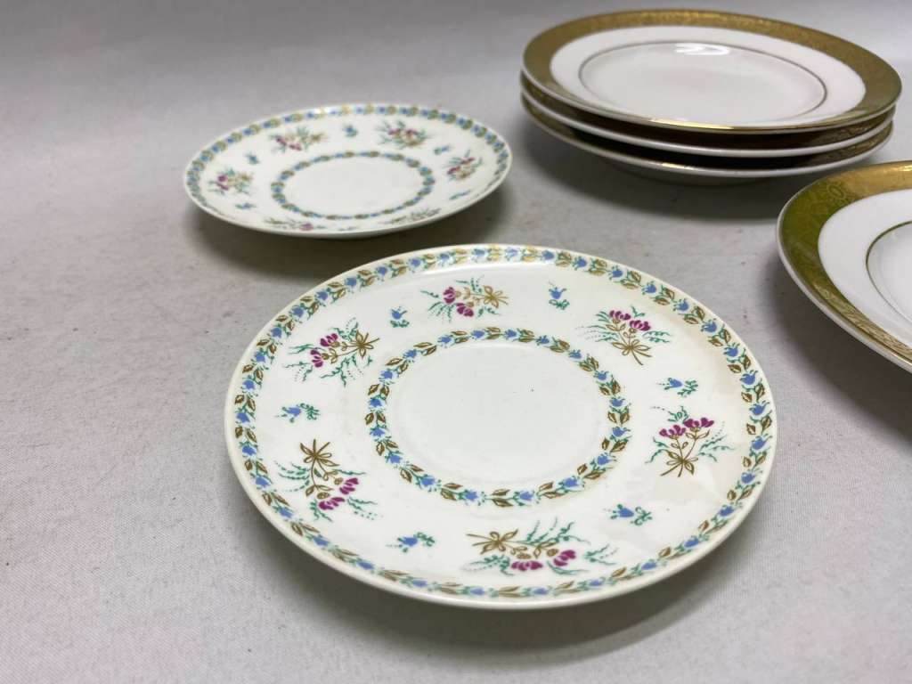 Блюдца чайные ЛФЗ 6 шт, два дизайна