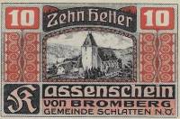 (№1920) Банкнота Австрия 1920 год "10 Heller"