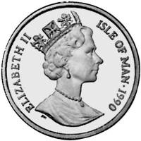 () Монета Остров Мэн 1990 год 1 крона ""   AU