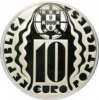 (№2004km759a) Монета Португалия 2004 год 10 Euro (Афинах Олимпийских Игр 2004 Года)