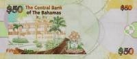  Банкнота Багамские острова 2012 год 50     UNC