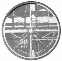 (№2010km1685) Монета Франция 2010 год 50 Euro (Центр Жоржа Помпиду)