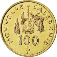 (№2006km15a) Монета Новая Каледония 2006 год 100 Francs