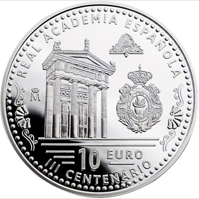 () Монета Испания 2014 год 10 евро &quot;&quot;  Биметалл (Серебро - Ниобиум)  PROOF
