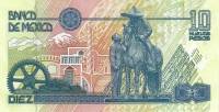 (№1992P-99a.4) Банкнота Мексика 1992 год "10 Nuevos Pesos"