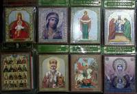 Набор икон, 8 шт., дерево, Софрино (сост. отл)
