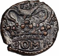 (№1749km167) Монета Индия 1749 год 1 Pice (GR (Georgius Rex - for King George I))