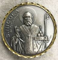 Магнит на холодильник "S. Nicola. Vaticano", металл (сост. на фото)