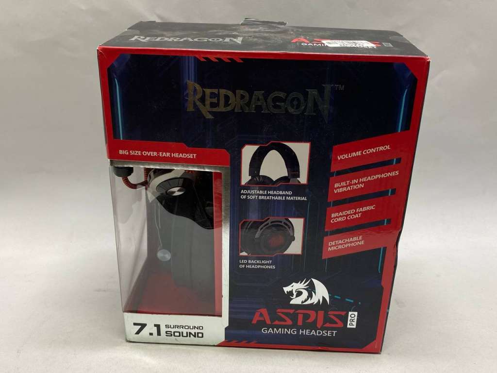 Наушники игровые Aspin Pro 7.1 с микрофоном, проводные USB