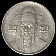 () Монета Южная Корея 1983 год 100  ""   Медь-Никель  AU
