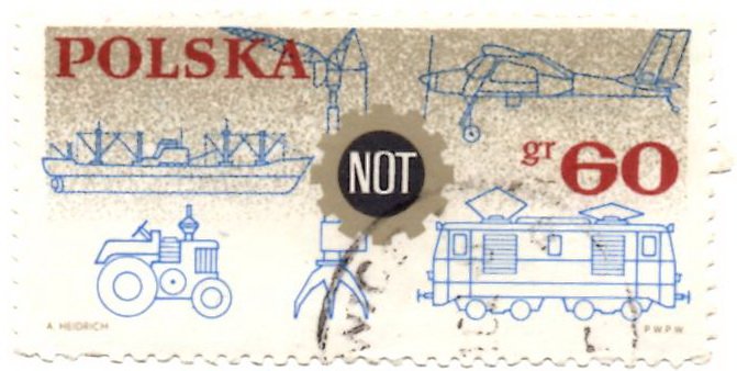(1966-001) Марка Польша "Техника и эмблема"   5 конгресс польских техников, 20-летие национализации 