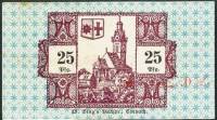 (№1920) Банкнота Германия 1920 год "25 Pfennig"