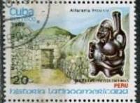(1986-079) Марка Куба "Мачу-Пикчу"    История Латинской Америки III Θ