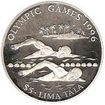 () Монета Токелау 1994 год 5  ""   Биметалл (Серебро - Ниобиум)  UNC